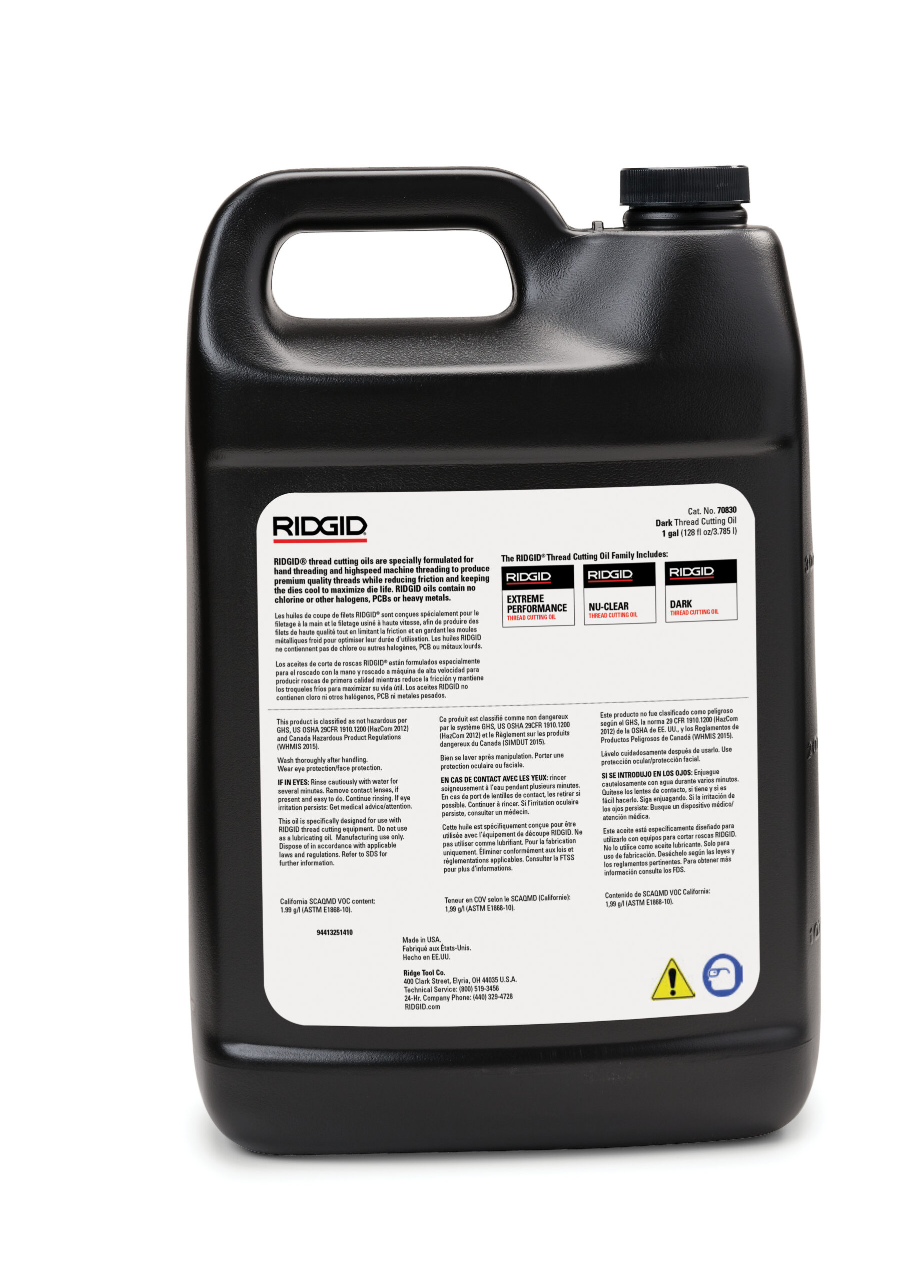 CUTTING OIL DARK 1GAL RIDGID