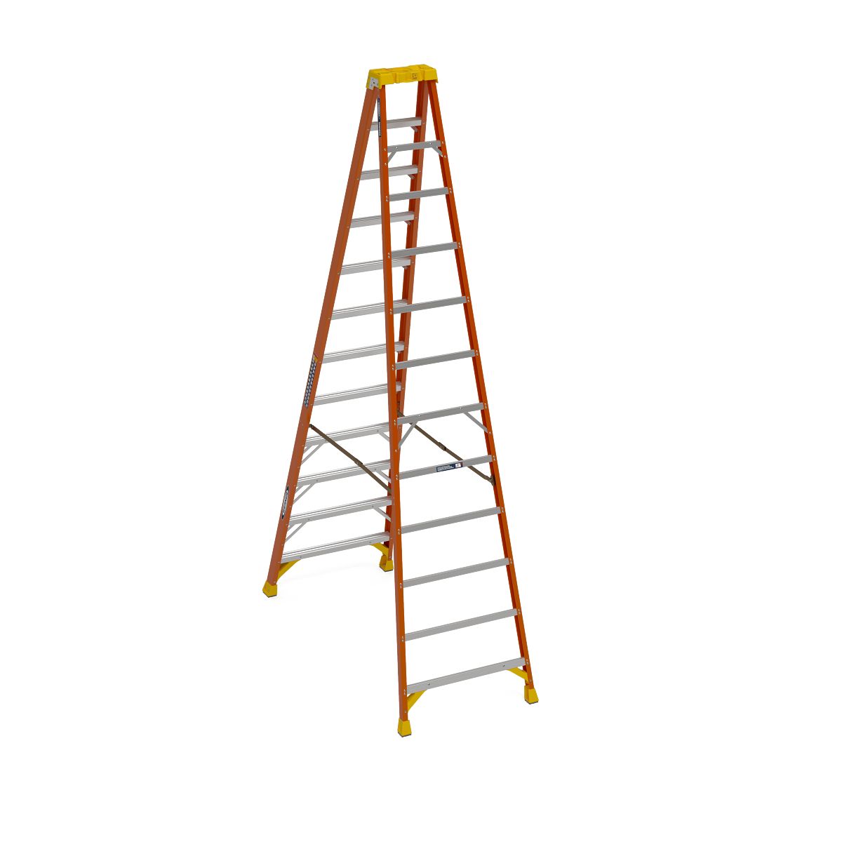 12ft Type IA Fiberglass Step Ladder 6212
