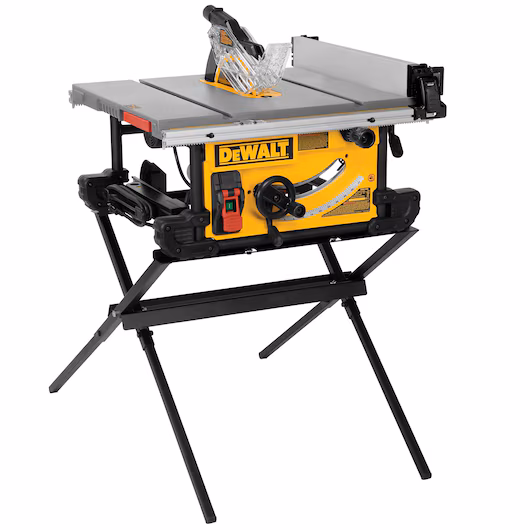 DEWALT 10 in. Table Saw With Scissor Stand