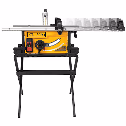 DEWALT 10 in. Table Saw With Scissor Stand