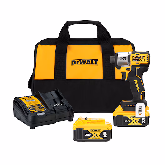 DEWALT 20V MAX* XR® 3-Speed 1/4 in. Impact Driver Kit