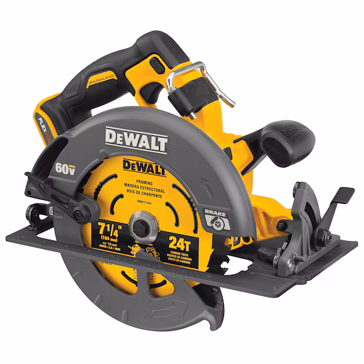 DEWALT 60V MAX* 7-1/4 in. Brushless Circular Saw With Electronic Brake (Tool Only)